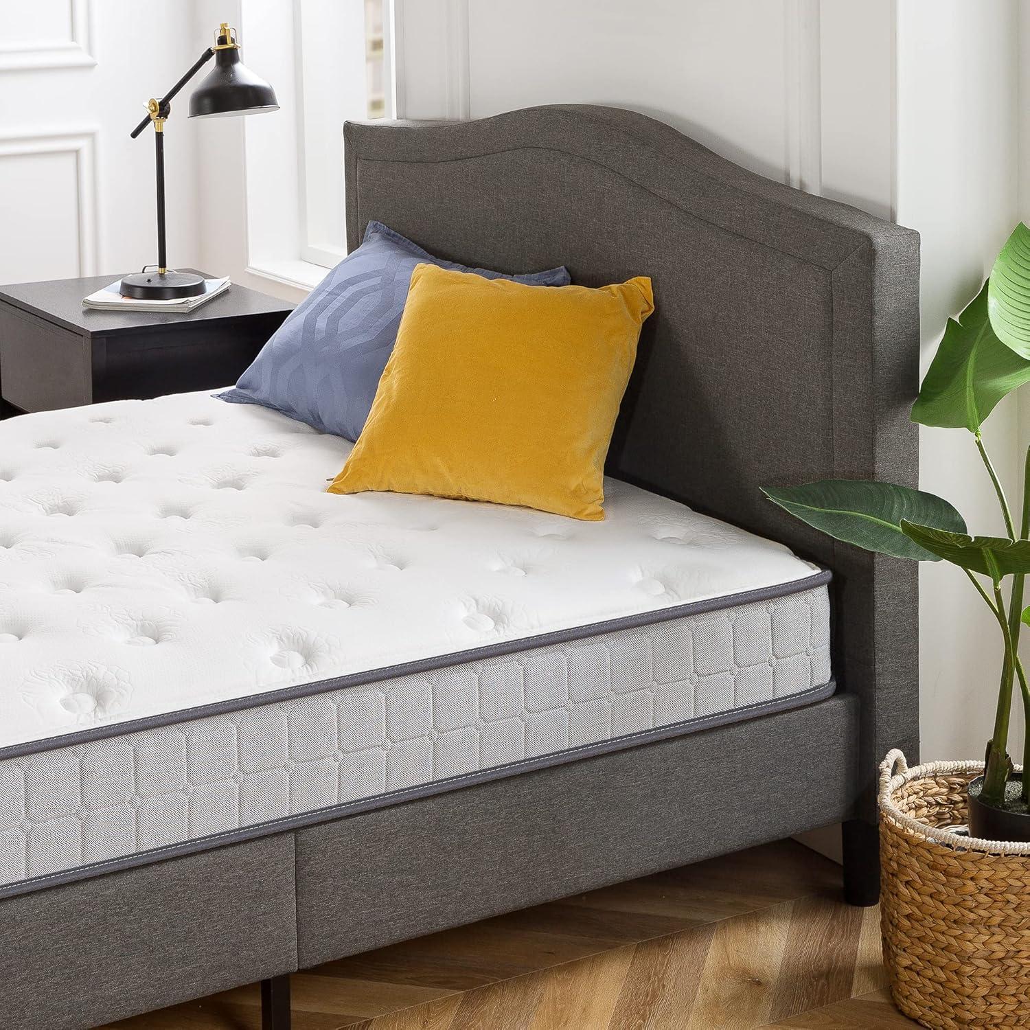 Zinus Zinus 8” Medium Comfort Support Cooling Gel Hybrid Mattress