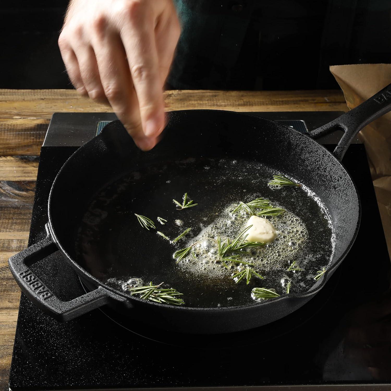 ELEGANT COMFORT ELEGANT COMFORT Enameled Cast Iron Non-Stick Frying Pan