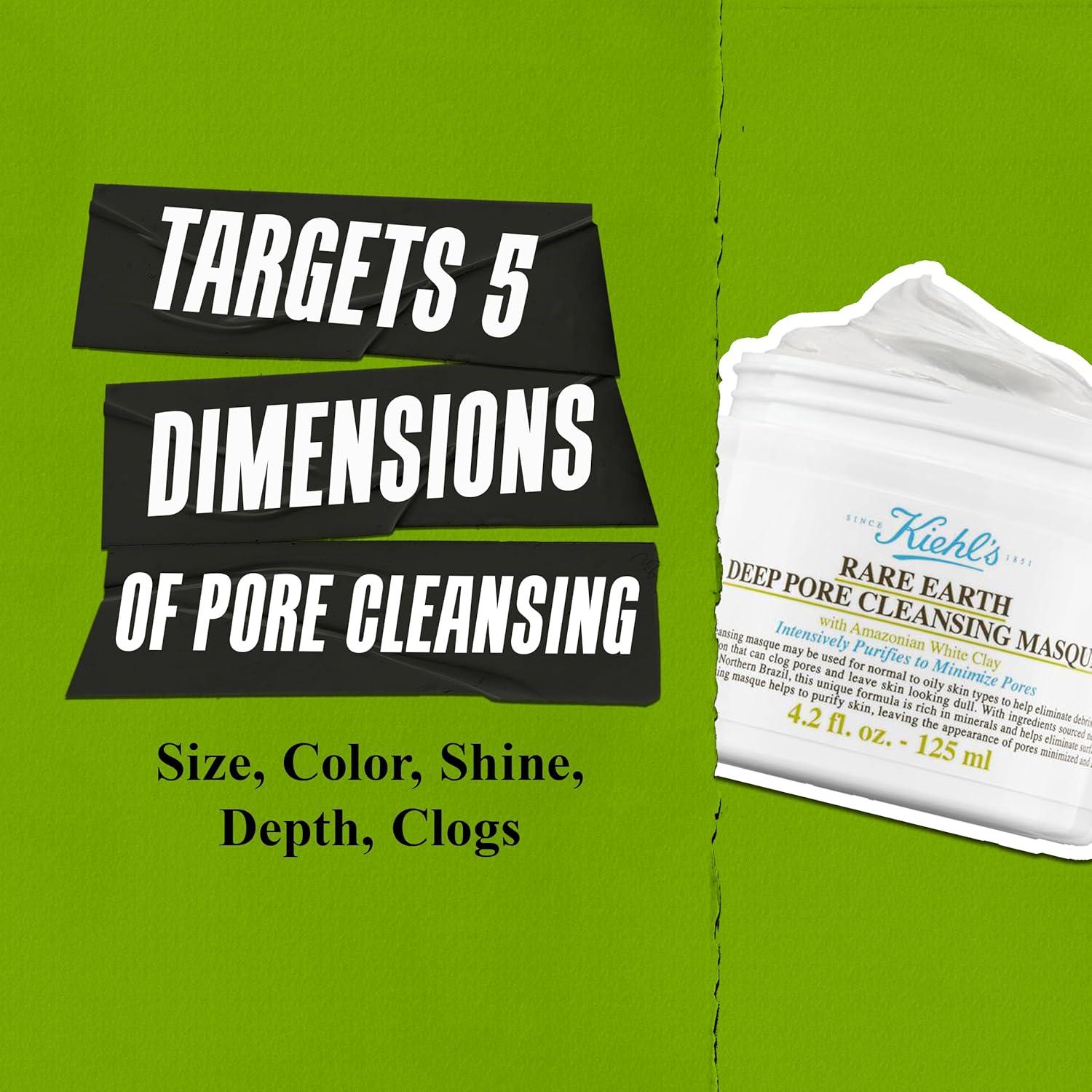 Kiehls Rare Earth Deep Pore Cleansing Amazonian White Clay Mask 0.95oz (28ml)