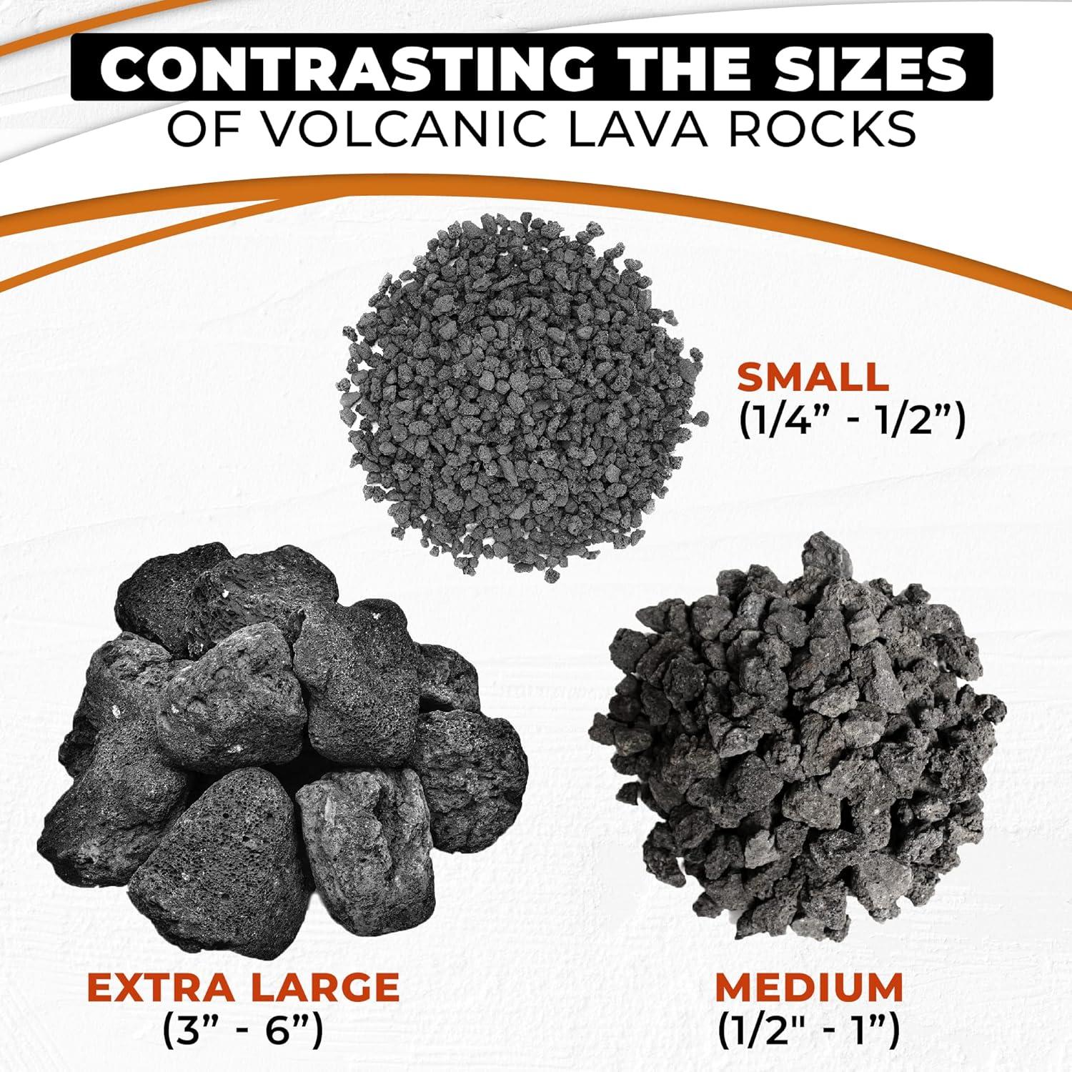 American Fireglass Lava Rock - 10 lbs.