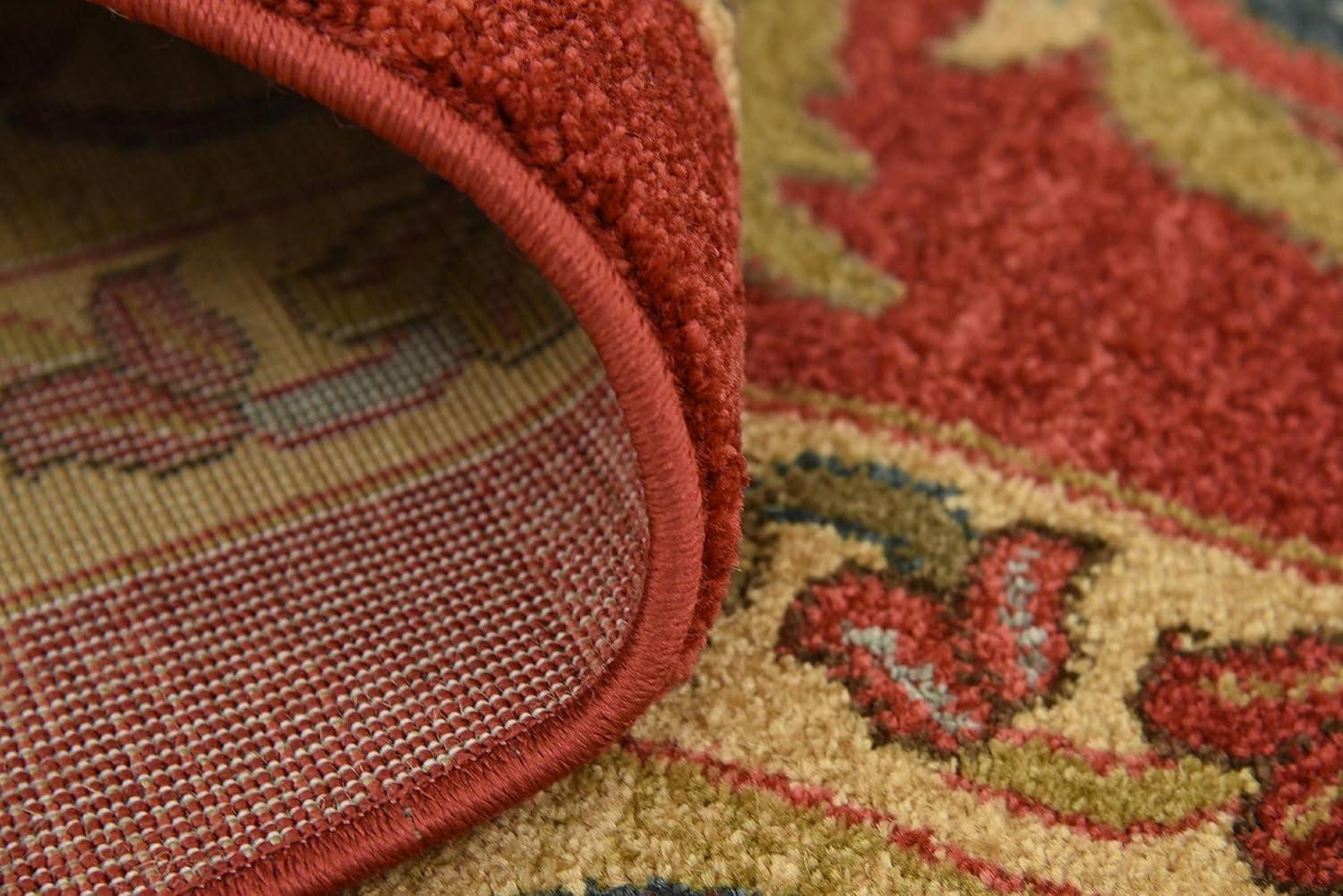 Unique Loom 8' 0 x 11' 0 Red Sahand Arsaces Area Rug