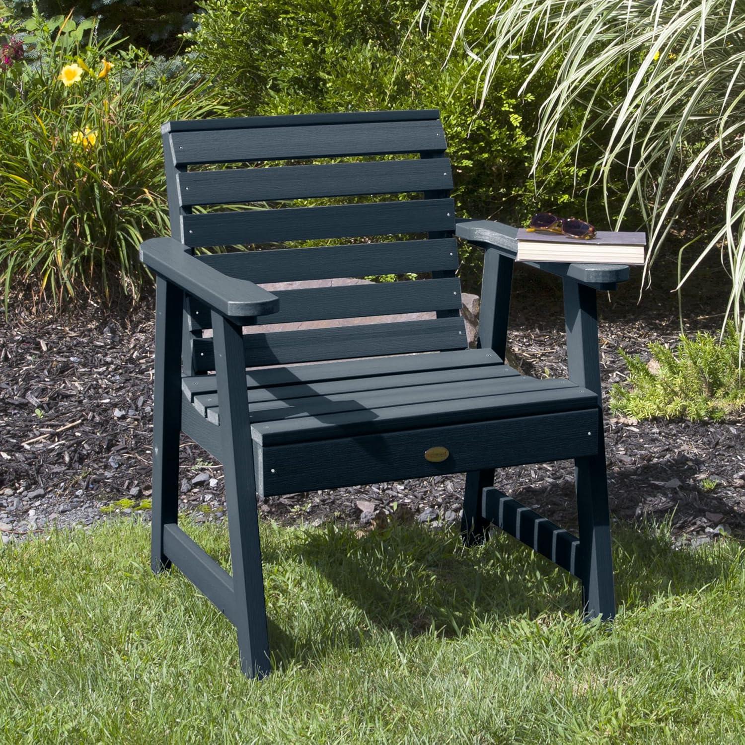 Highwood Weatherly Blue Outdoor Garden Chair