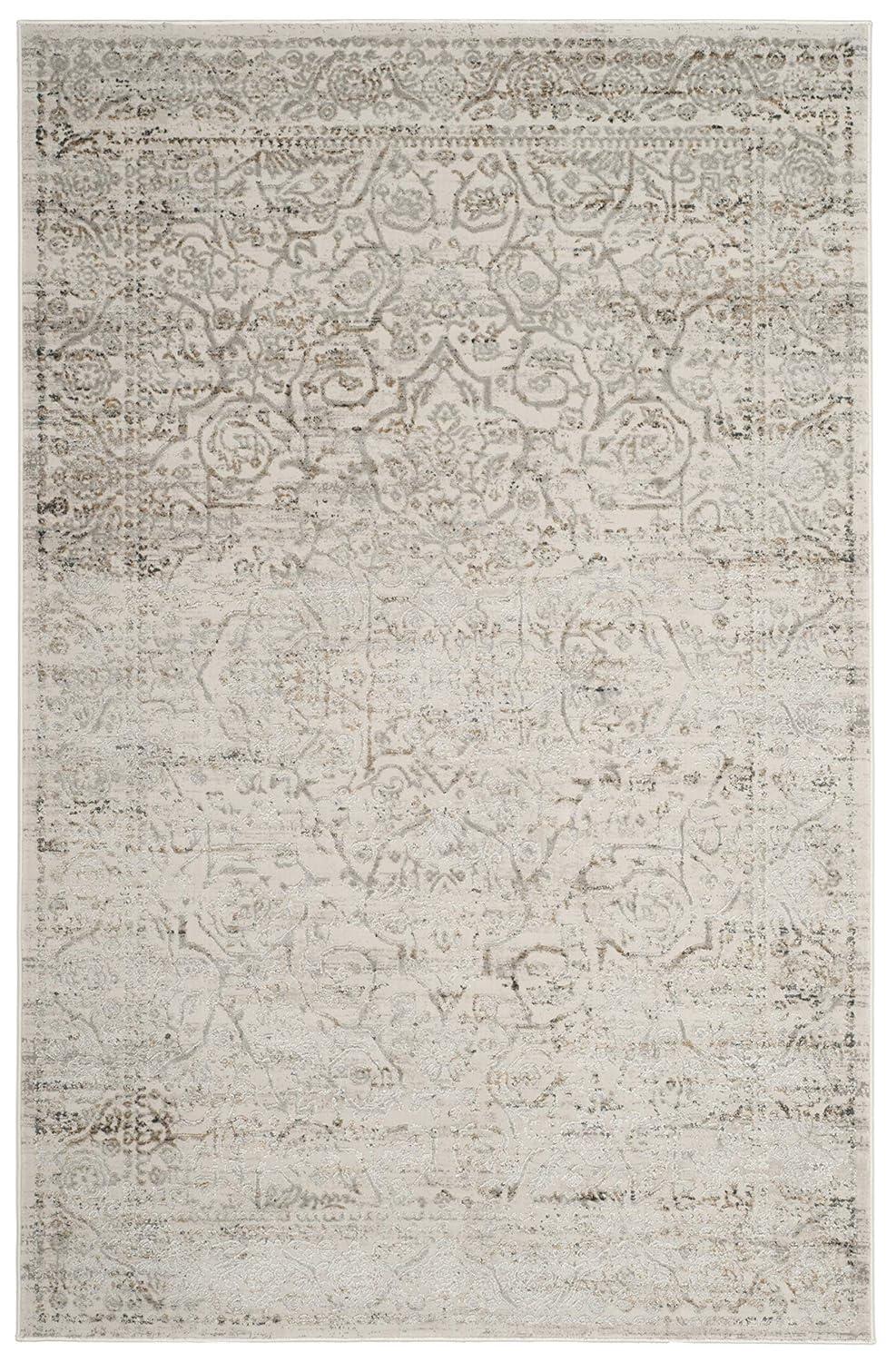 Princeton PRN714 Power Loomed Indoor Accent Rug - 4'x6' - Beige/Grey - Safavieh