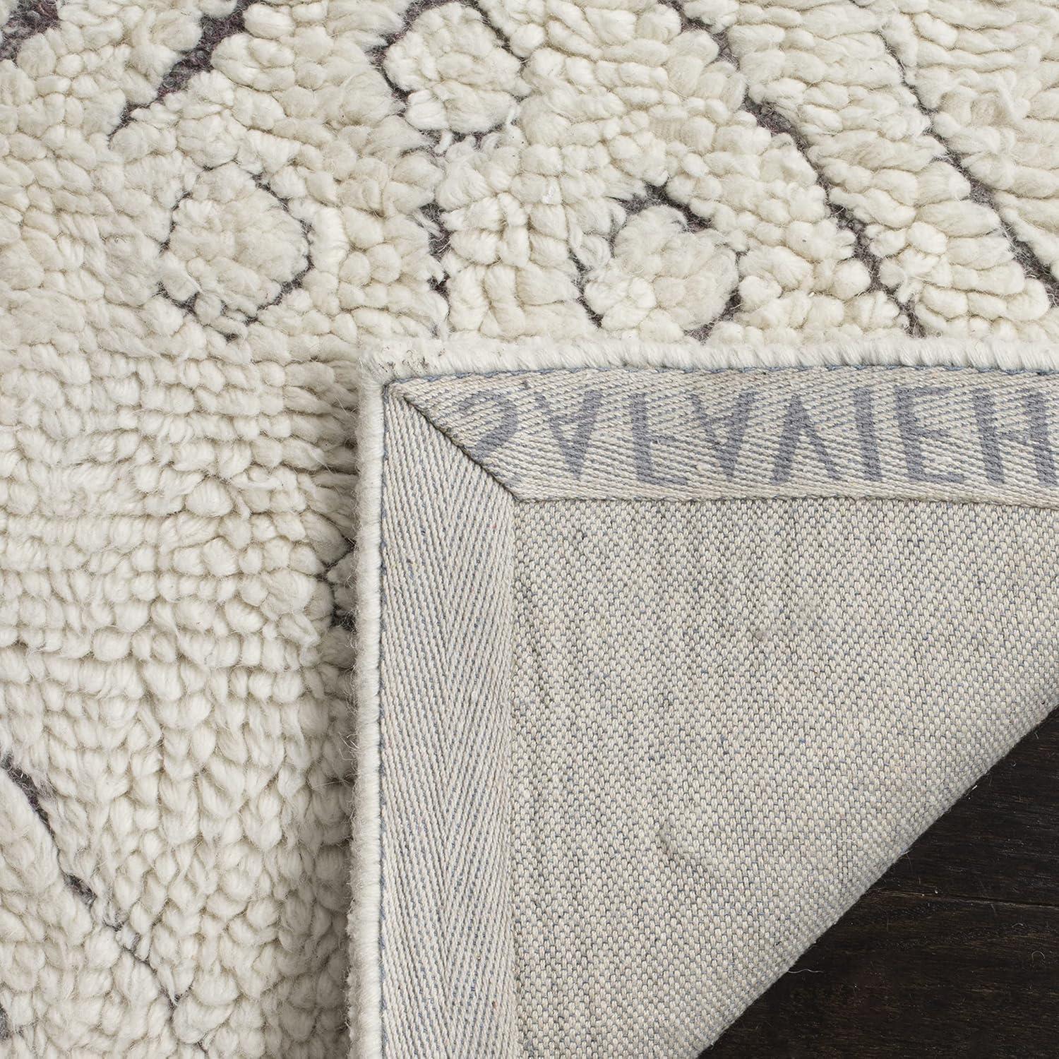 Casablanca CSB212 Hand Tufted Indoor Area Rug - Ivory/Multi - 5'x8' - Safavieh