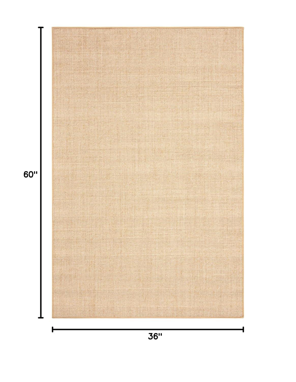 Martha Stewart 60% Sisal And 40% Jute Solid Color Rug