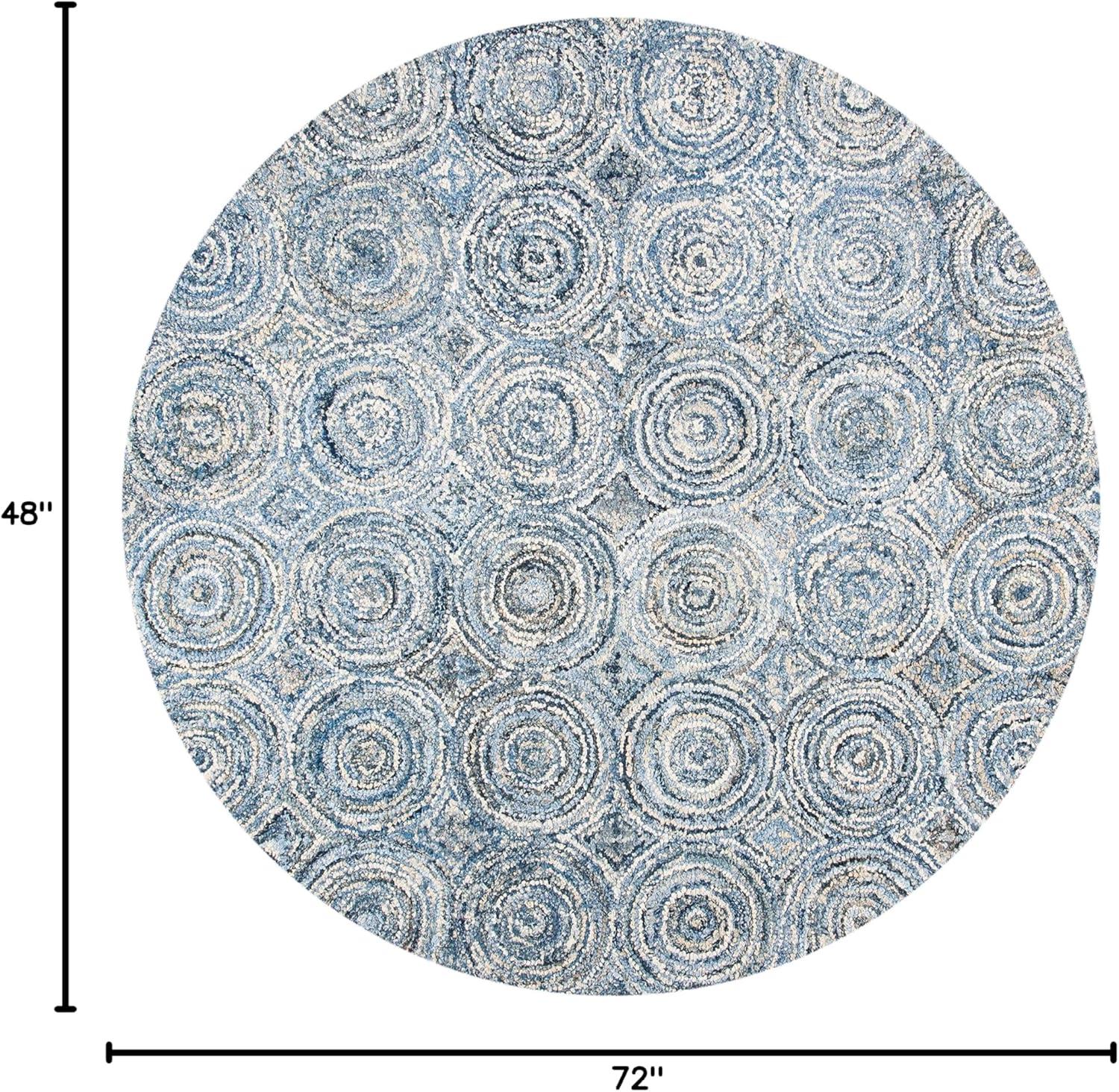 Nantucket NAN214 Hand Tufted Indoor Area Rug - Blue - 8'x10' - Safavieh.
