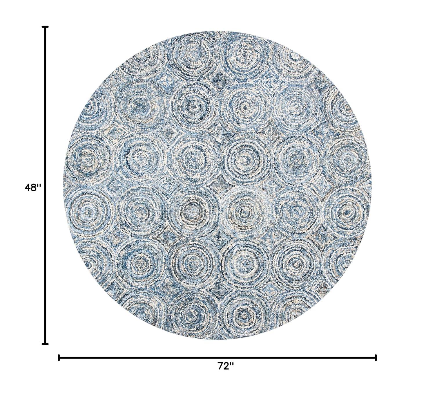 Nantucket NAN214 Hand Tufted Indoor Area Rug - Blue - 8'x10' - Safavieh.