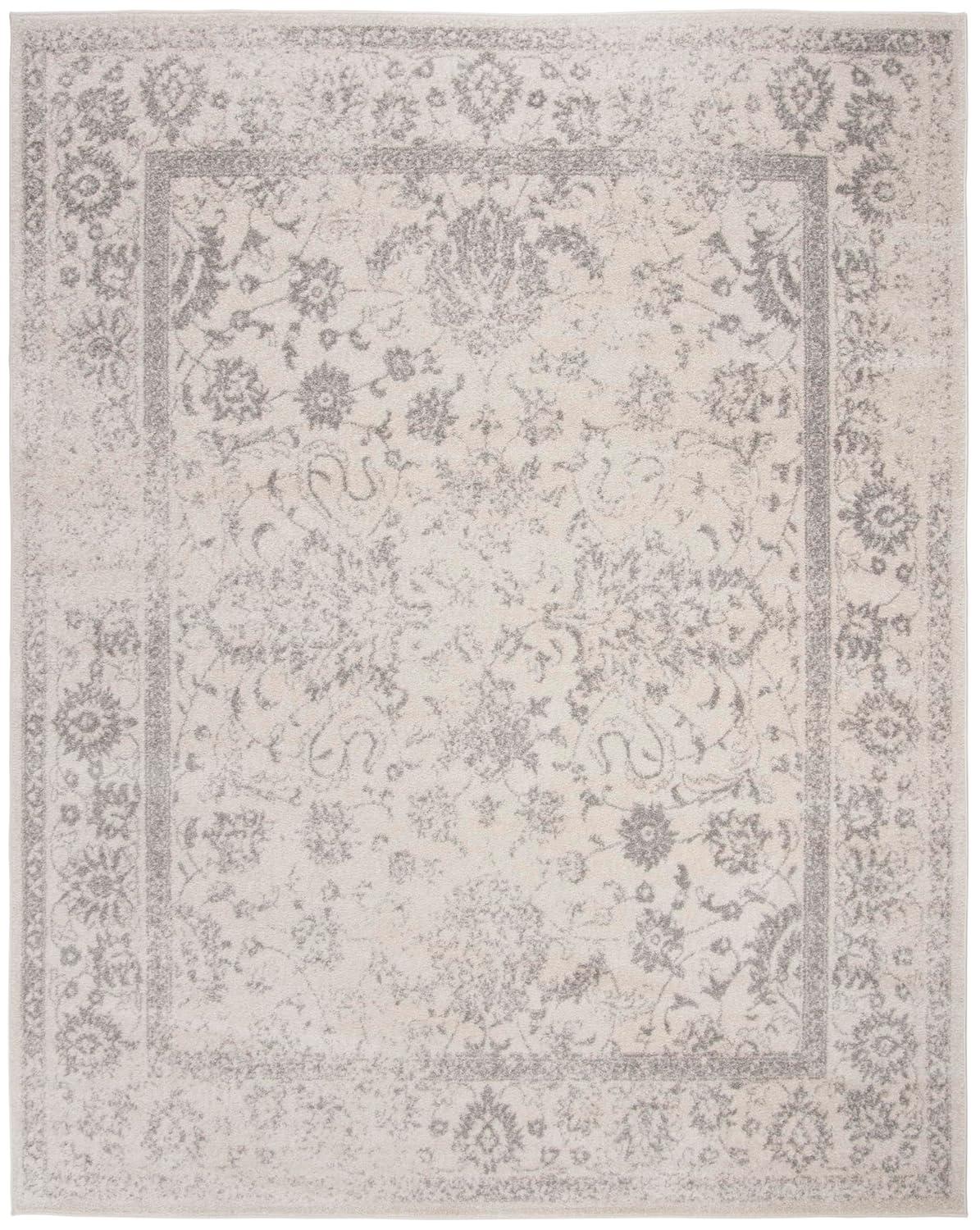 Adirondack ADR109 Machine Made Indoor Area Rug - Ivory/Silver - 9'x12' - Safavieh