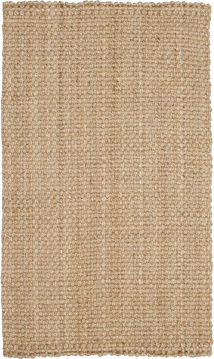 Coastal Charm Hand-Woven Jute Accent Rug, Natural, 2'3" x 4'