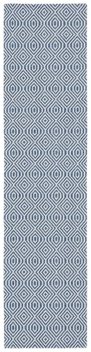 Augustine AGT401 Power Loomed Runner Rug - Navy/Light Grey - 2'x8' - Safavieh.