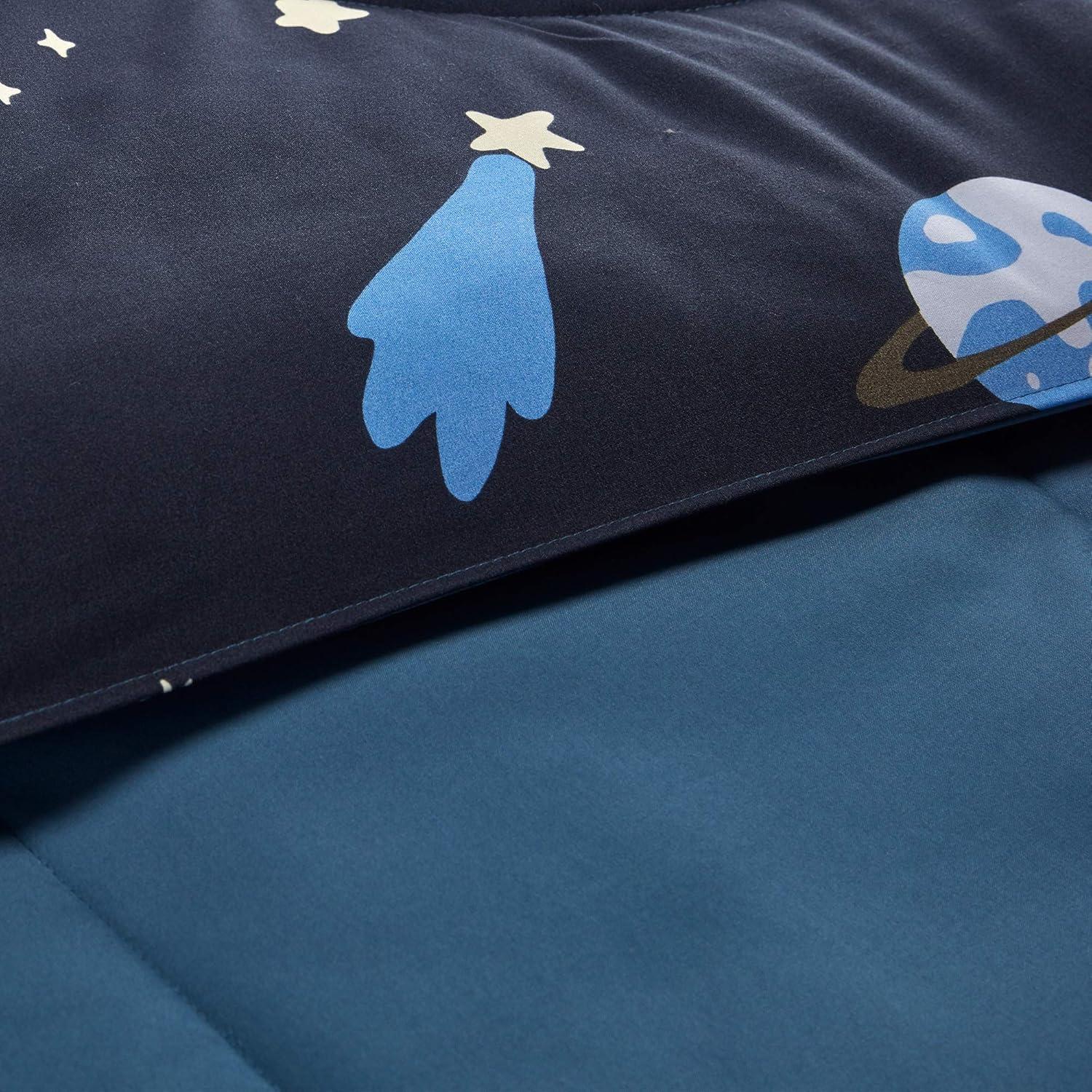 Sleep Zone Galaxy Bedding Set