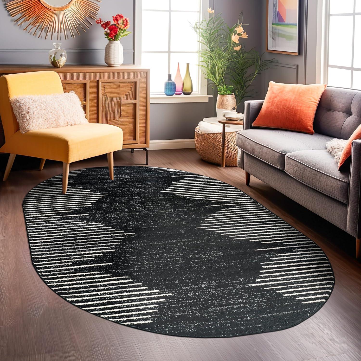 World Rug Gallery Bohemian Stripe Area Rug