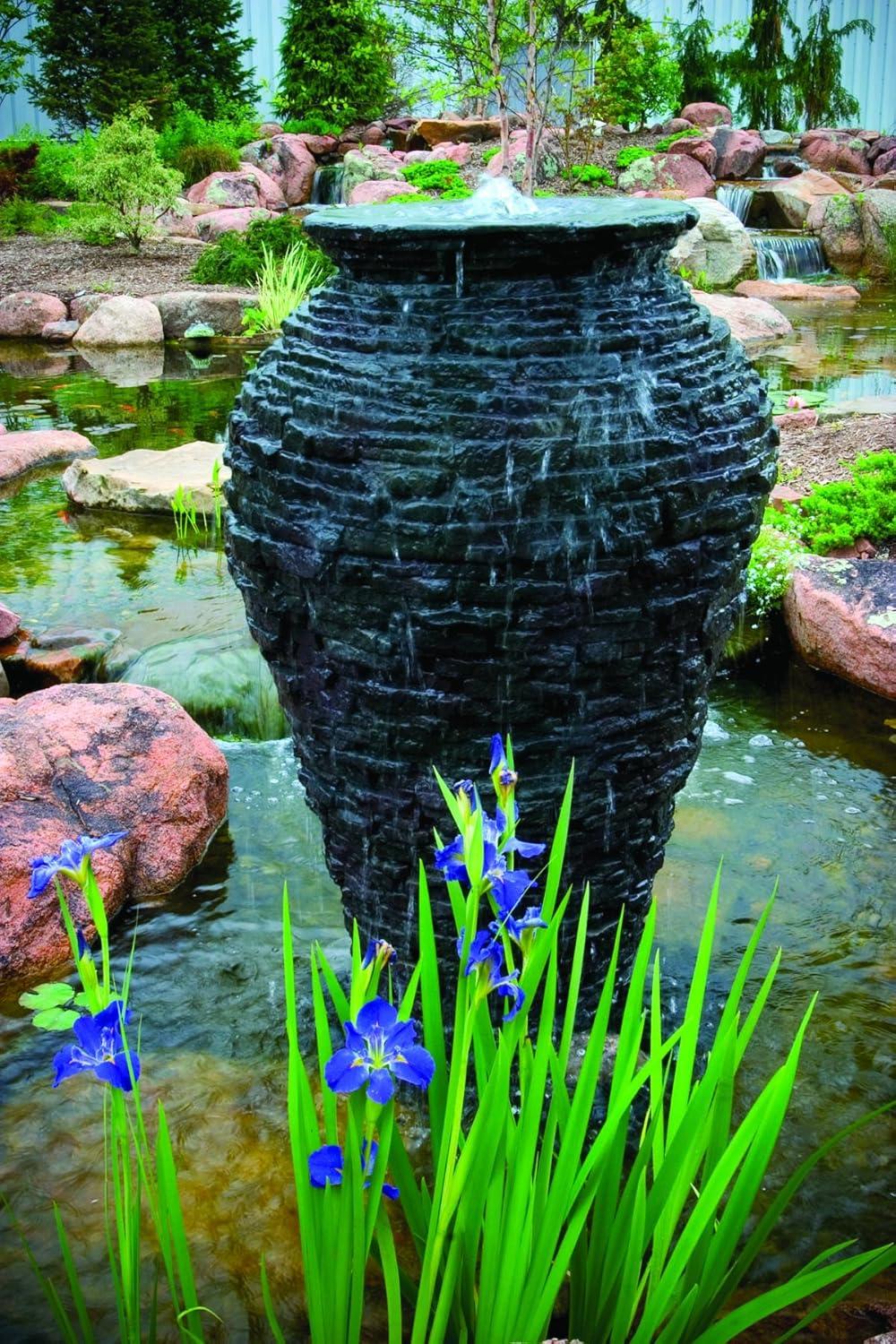 Aquascape 98939 Stacked Slate Urn - Small