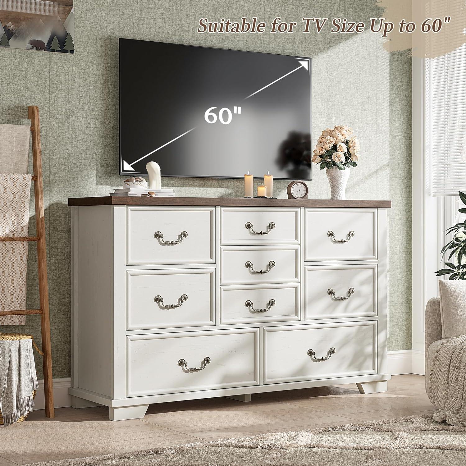 Charlton Home® Dresser For Bedroom With 9 Drawers