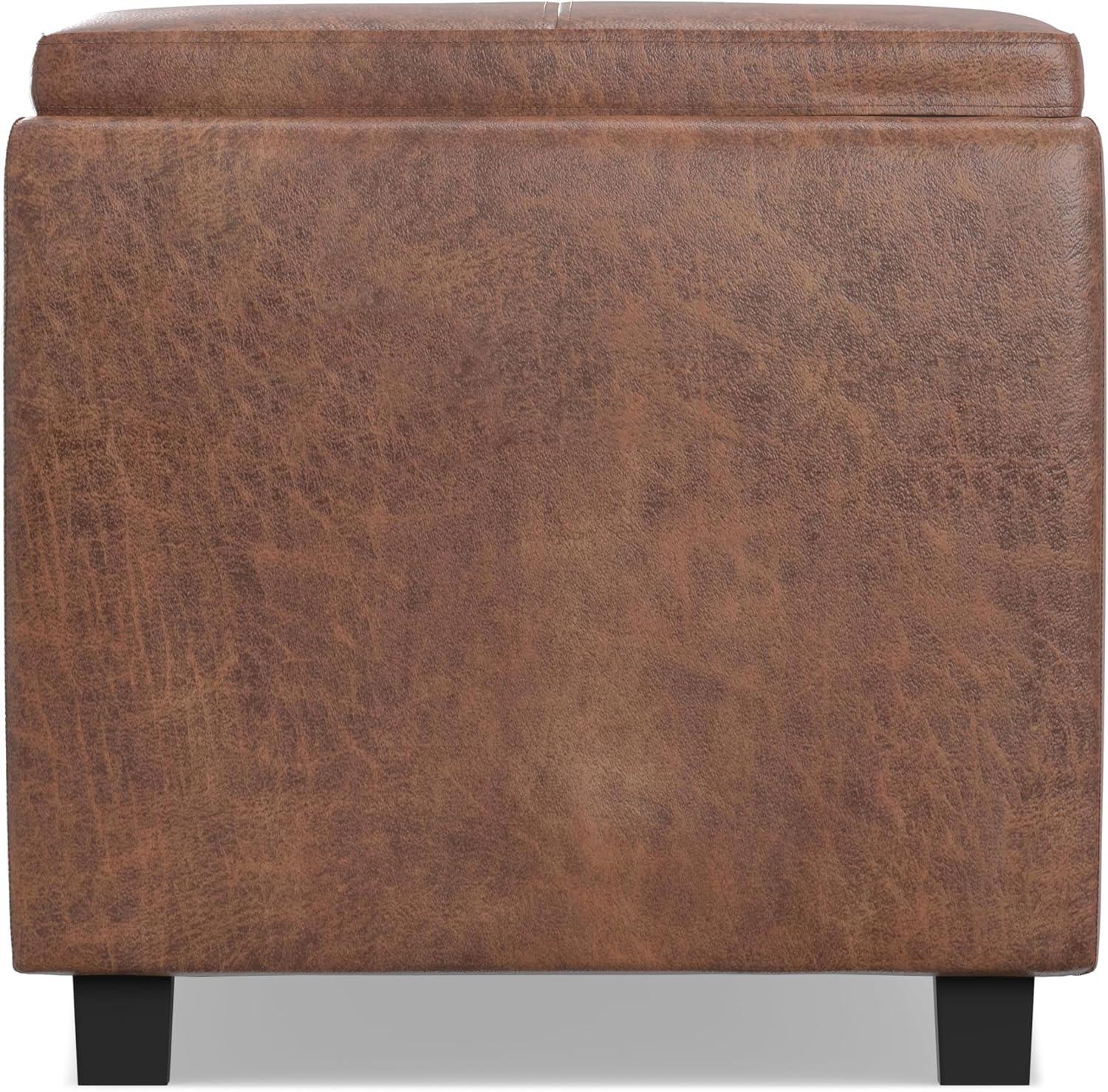 Simpli Home Avalon Extra Large Storage Ottoman Bench,Assembled