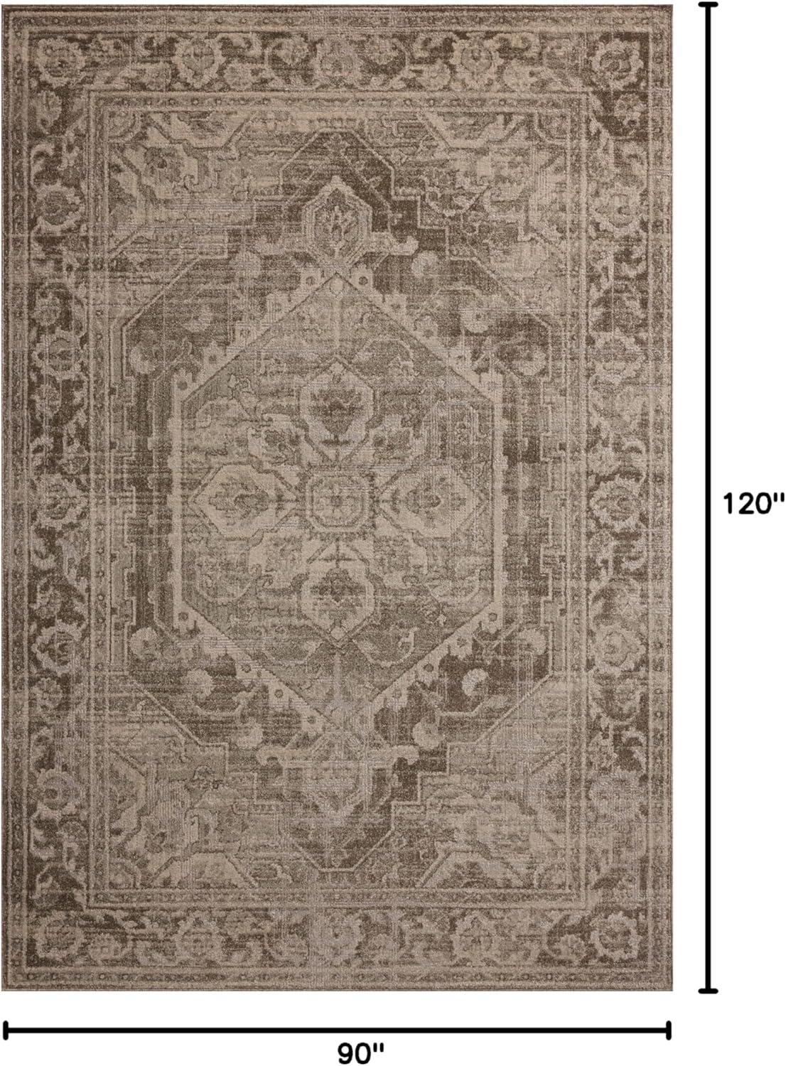 Magnolia Home by Joanna Gaines x Loloi Mona Cocoa / Stone Area Rug