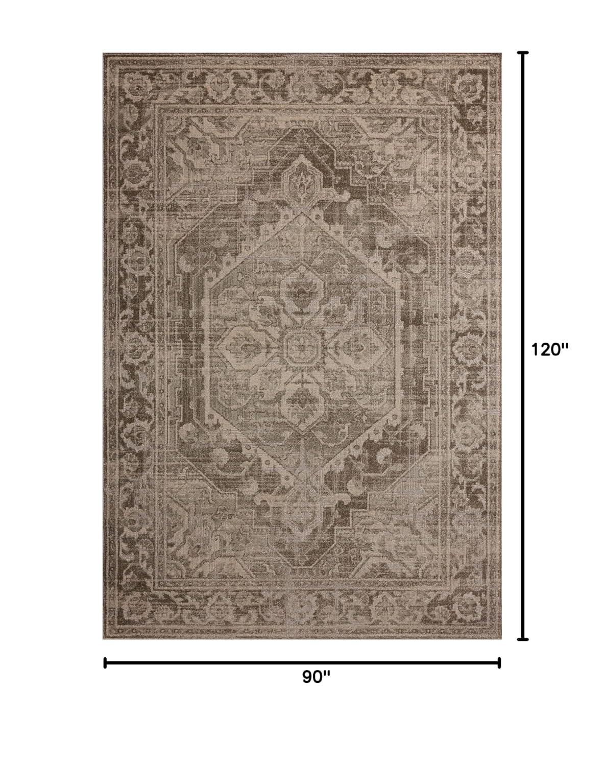 Magnolia Home by Joanna Gaines x Loloi Mona Cocoa / Stone Area Rug