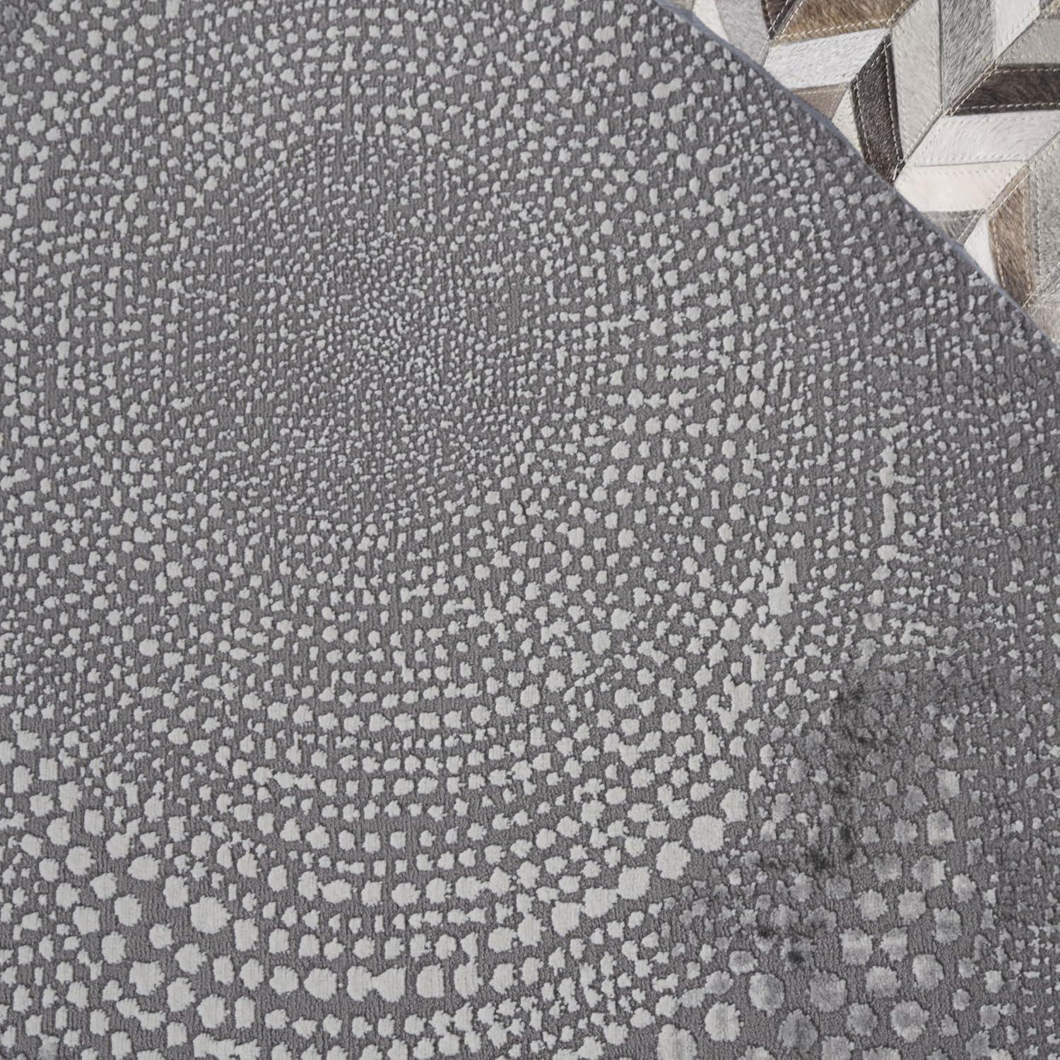 Meadow MDW333 Power Loomed Indoor Runner Rug - Grey/Ivory - 2'7"x8' - Safavieh