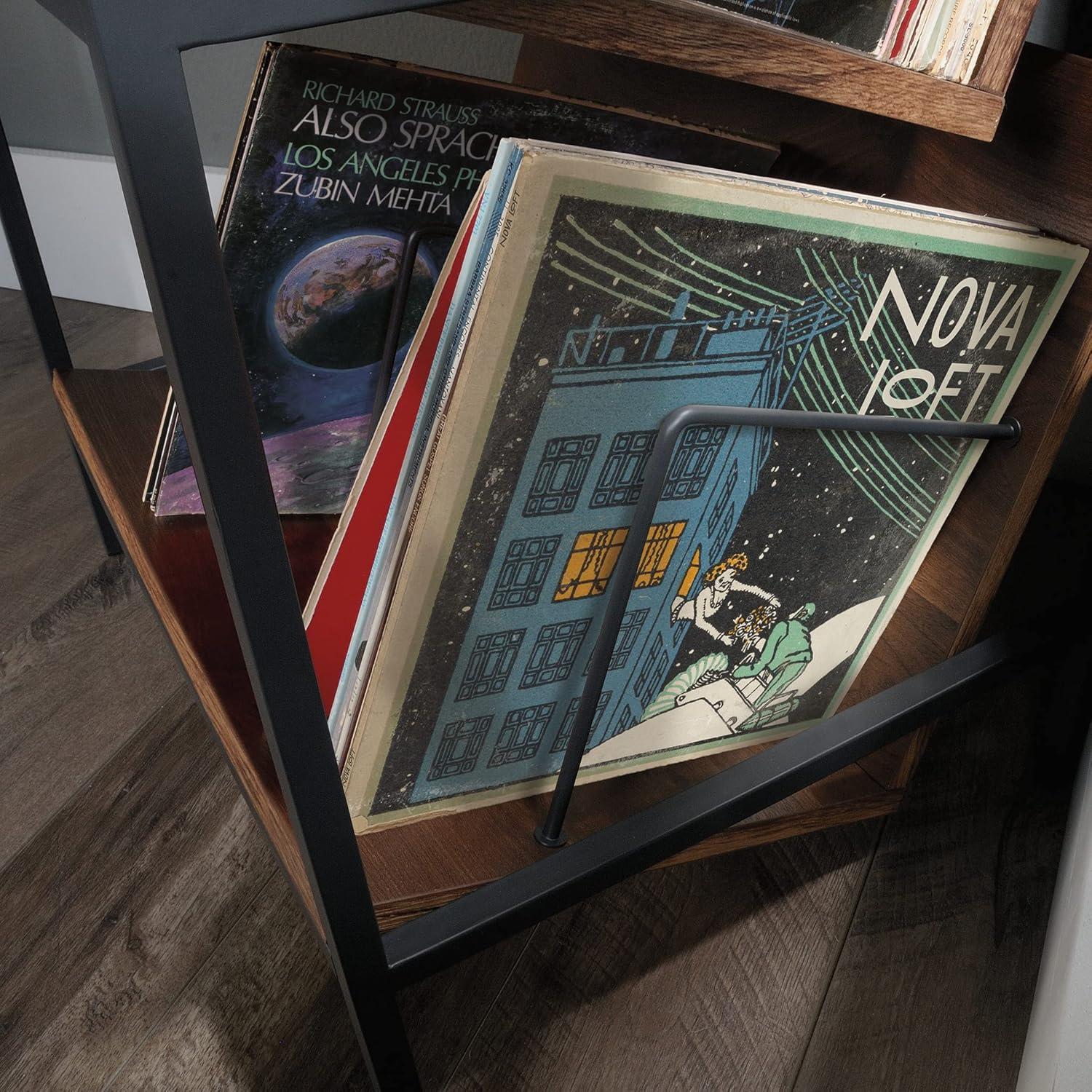 Sauder Nova Loft Accent Storage Cabinet, Grand Walnut Finish