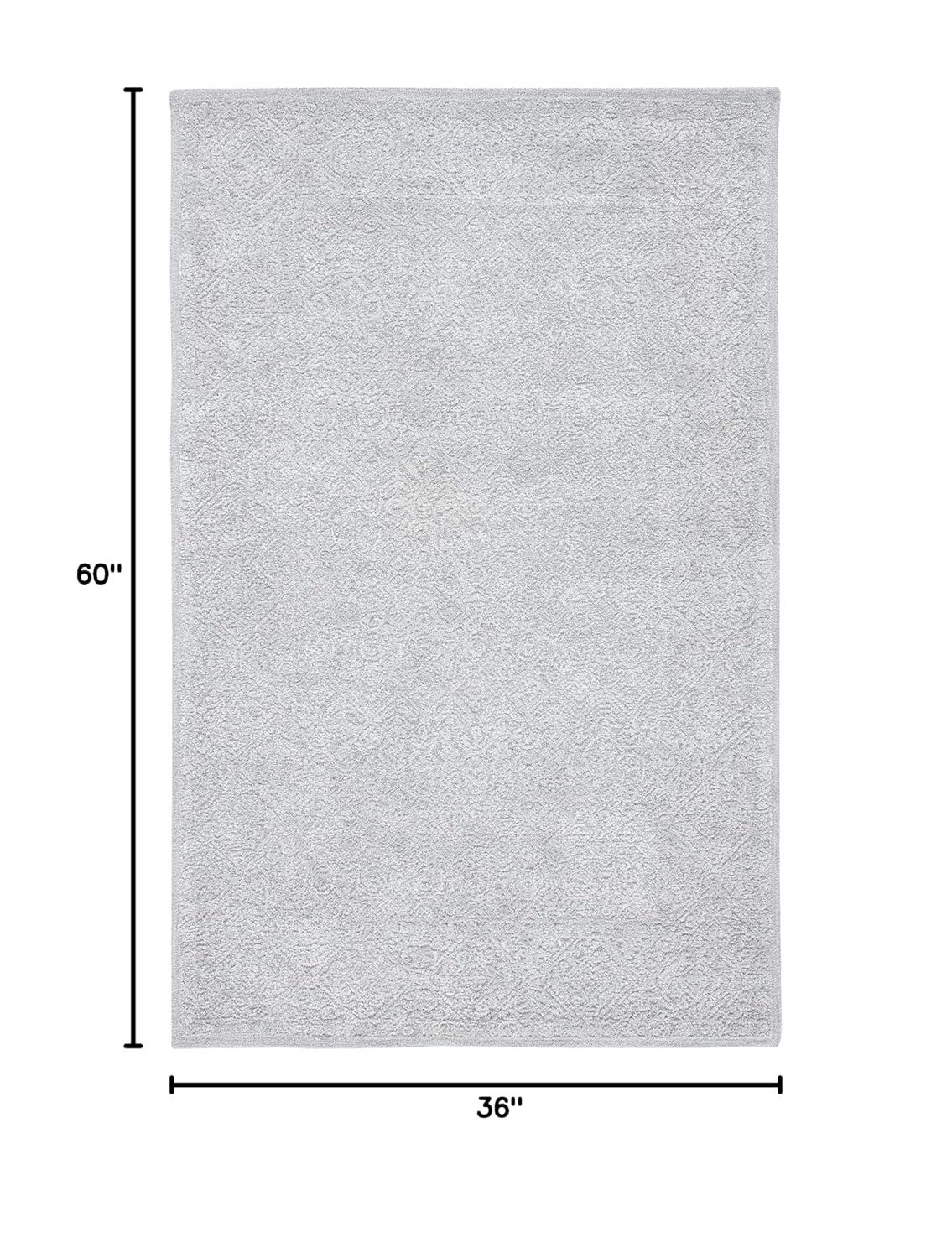Martha Stewart Tufted Wool - MSR3275 - Indoor Hand Tufted Area Rugs - Grey - 3'x5'
