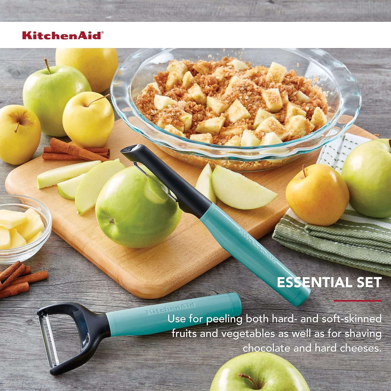 Kitchenaid Universal 2 Peeler Set Euro Peeler in Aqua