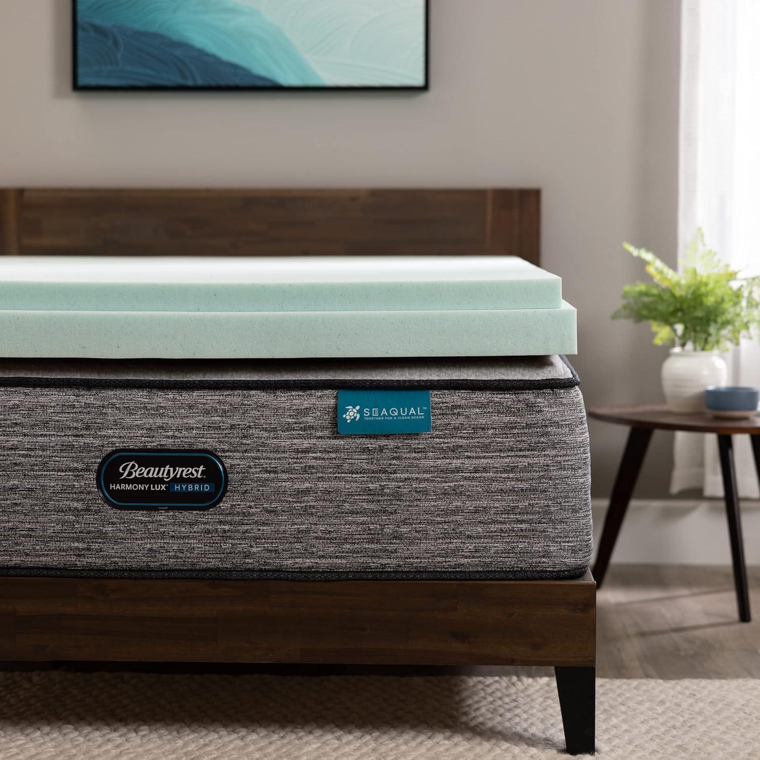 Beautyrest 2" Thermagel Deluxe Cooling Pressure Relieving Memory Foam Mattress Topper, Twin