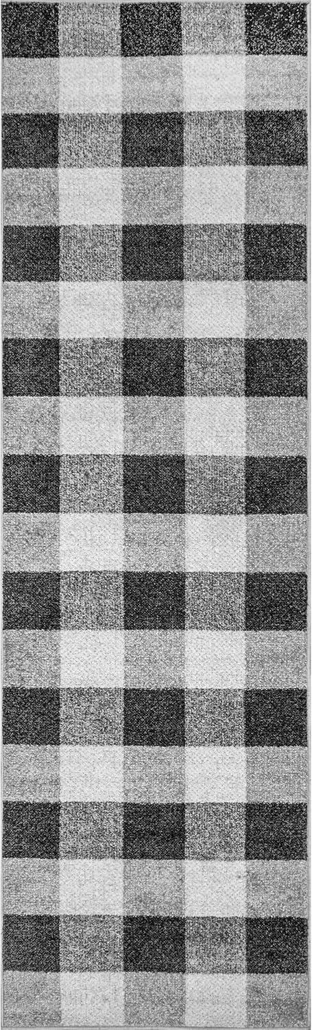 nuLOOM 2' x 3' Performance Indoor Area Rug, Non-Shed, Power Loomed High-Traffic Area Rug for Living Room, Bedroom, Home, Aisha Grey