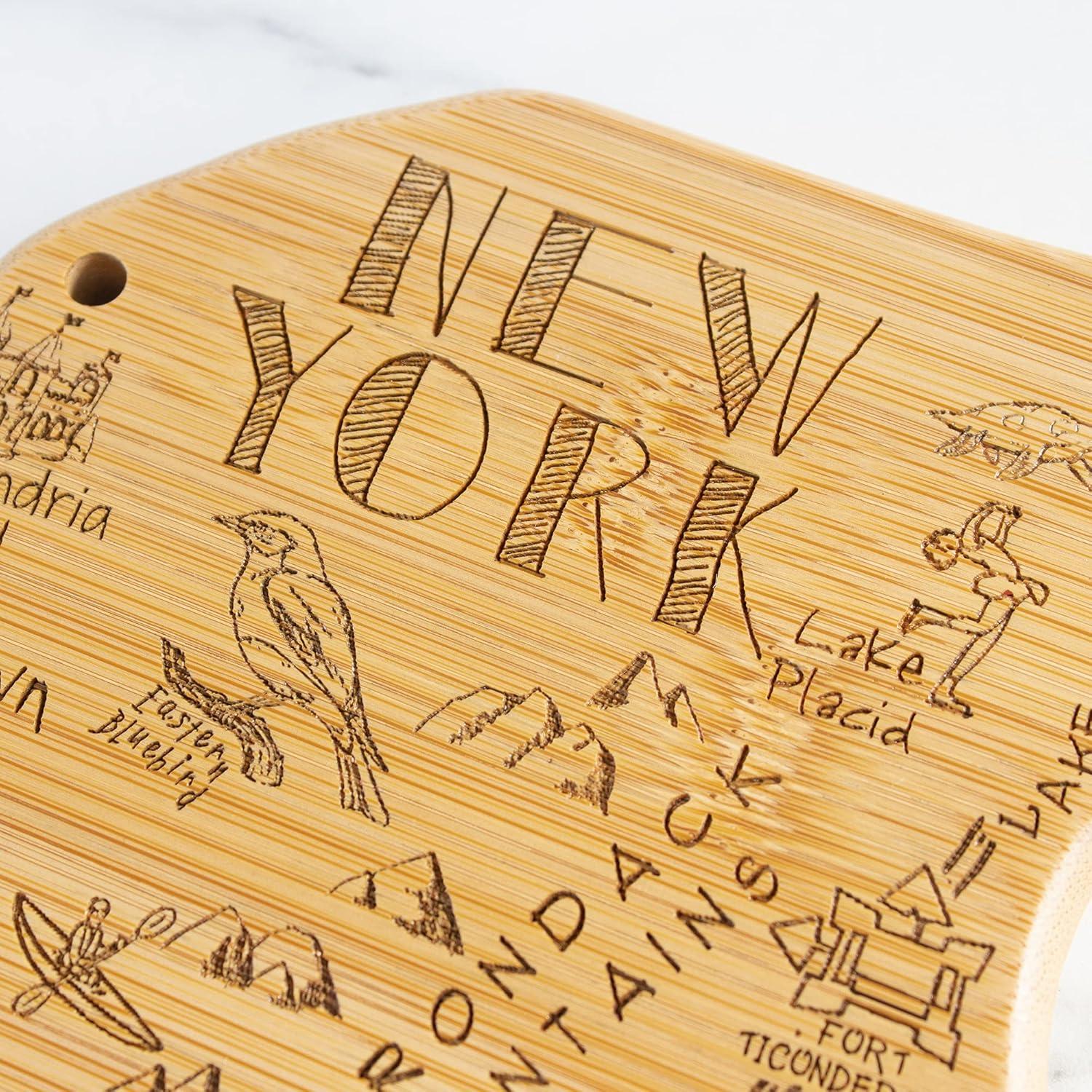 Totally Bamboo Destination New York Serving and Cutting Board