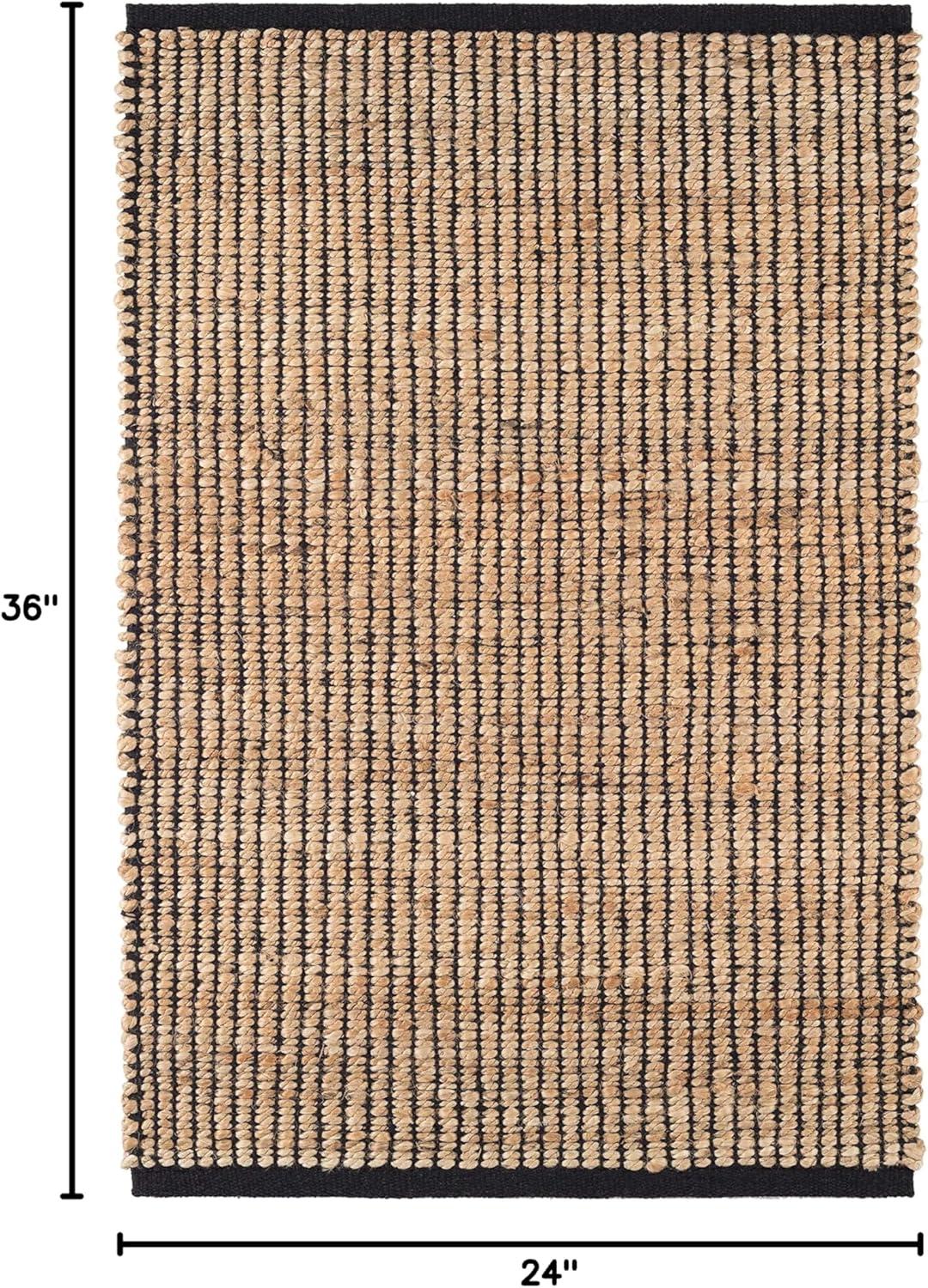 Gridwork Ivory Handwoven Jute Rug