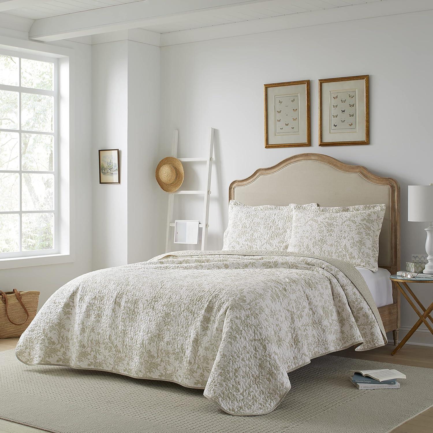 Laura Ashley Amberley Reversible Cotton Quilt Set