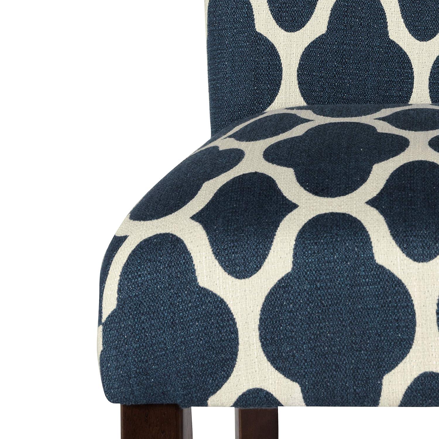 HomePop Parsons Dining Chairs (Set of 2), Quatrefoil