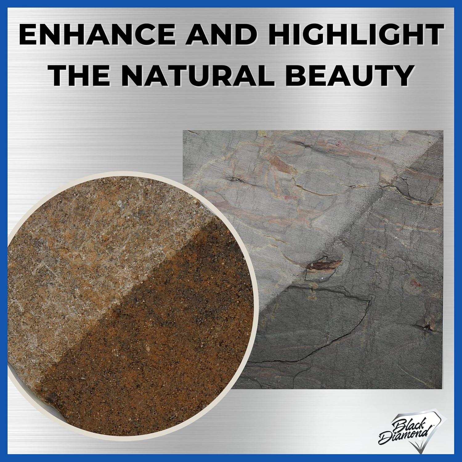 Color Enhancer Sealer for All-Natural Stone and Pavers. Marble, Travertine, Limestone, Granite, Slate, Concrete, Grout, Brick, Block. (Trial)