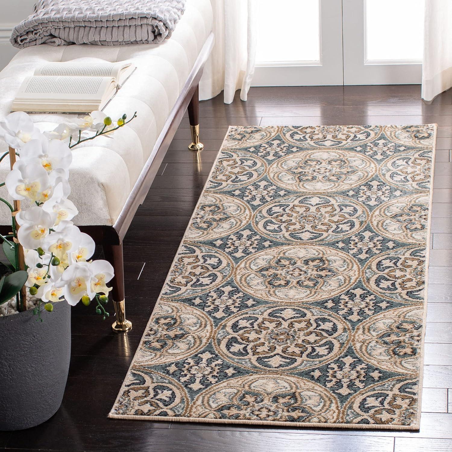 Lyndhurst LNH341 Power Loomed Rugs - Safavieh