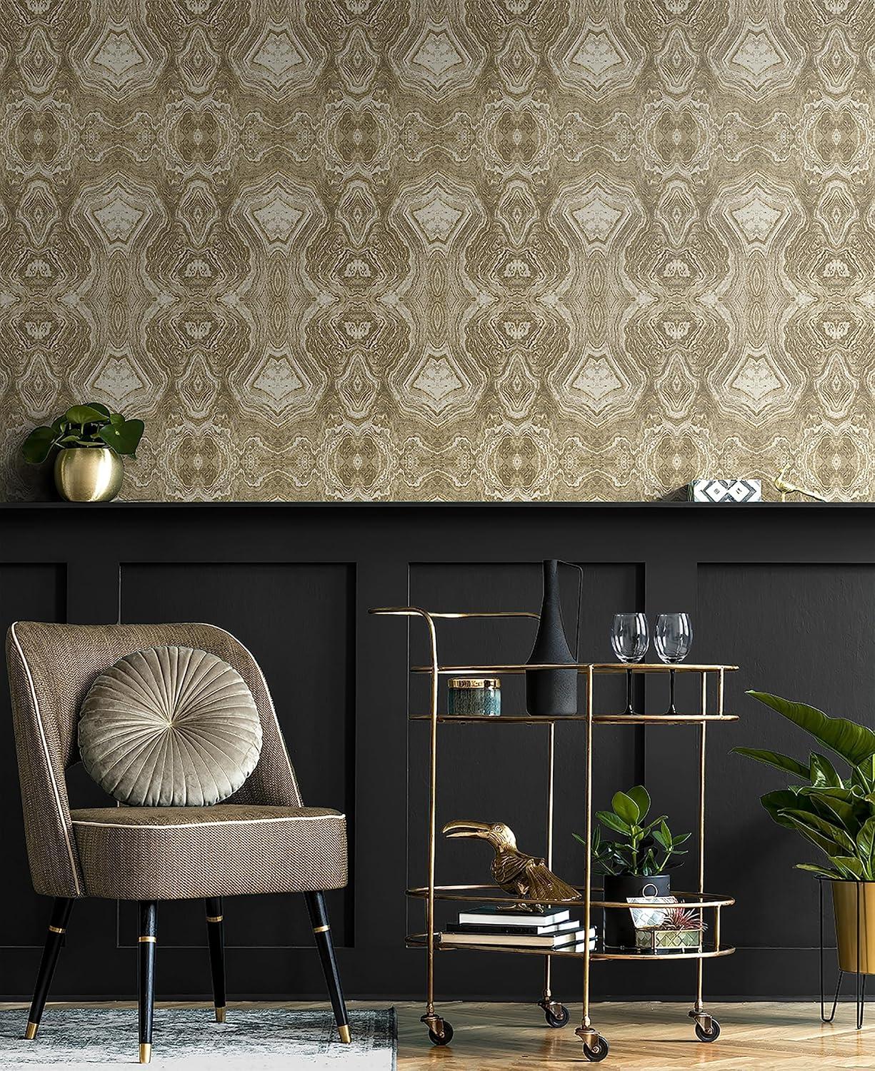 Sandrift Geometric Peel and Stick Vinyl Wallpaper