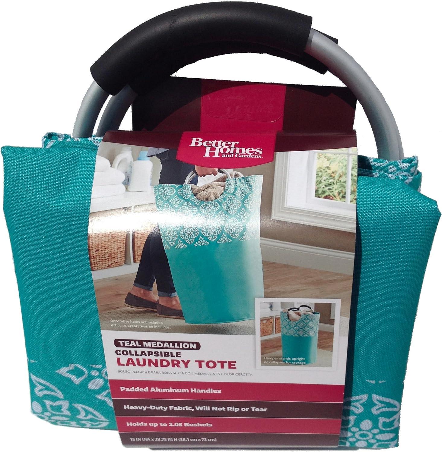 Redmon 6155 Soft Handle Medallion Teal Laundry Bag, Teal