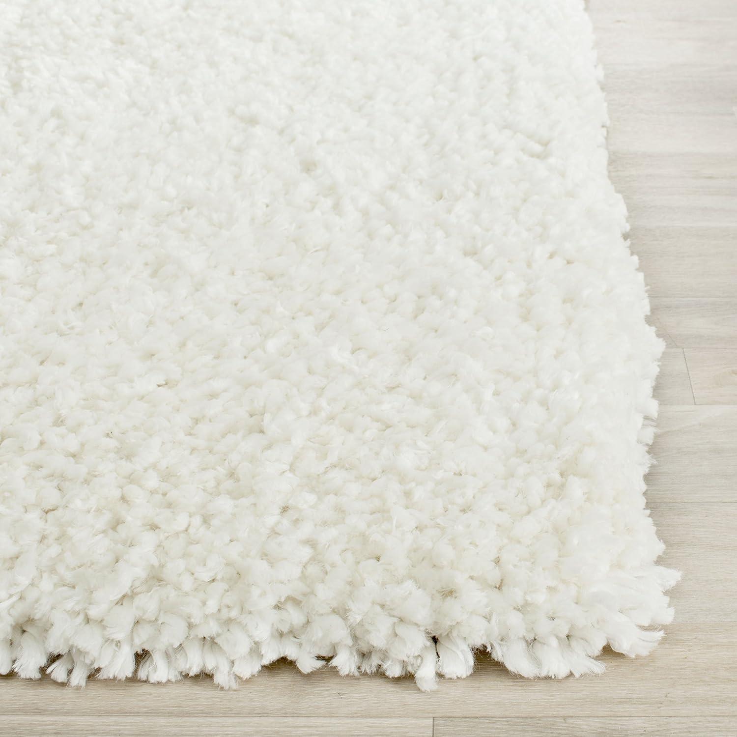 Popcorn Shag SG267 Hand Tufted Indoor Accent Rug - Ivory - 2'x3' - Safavieh