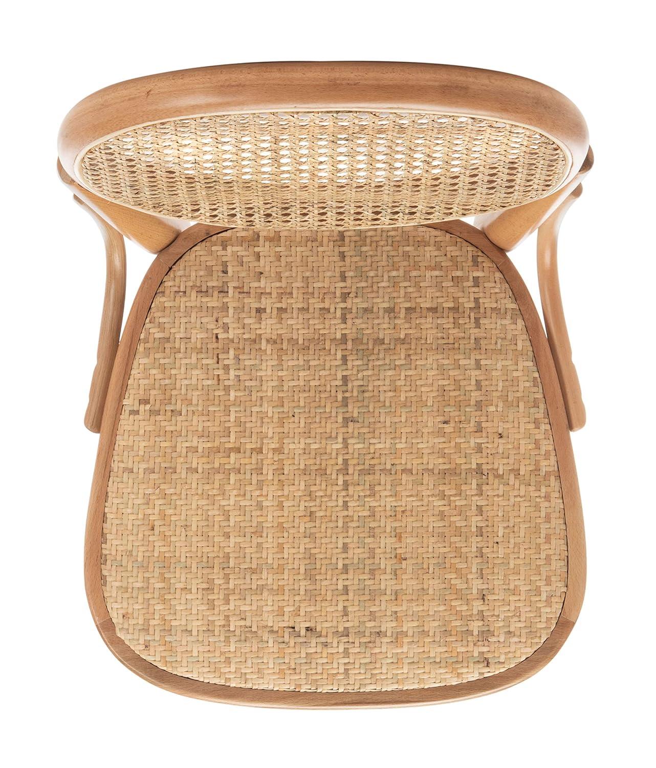 Sonia Cane Dining Chair (Set of 2) - DCH9504 - Natural - Safavieh