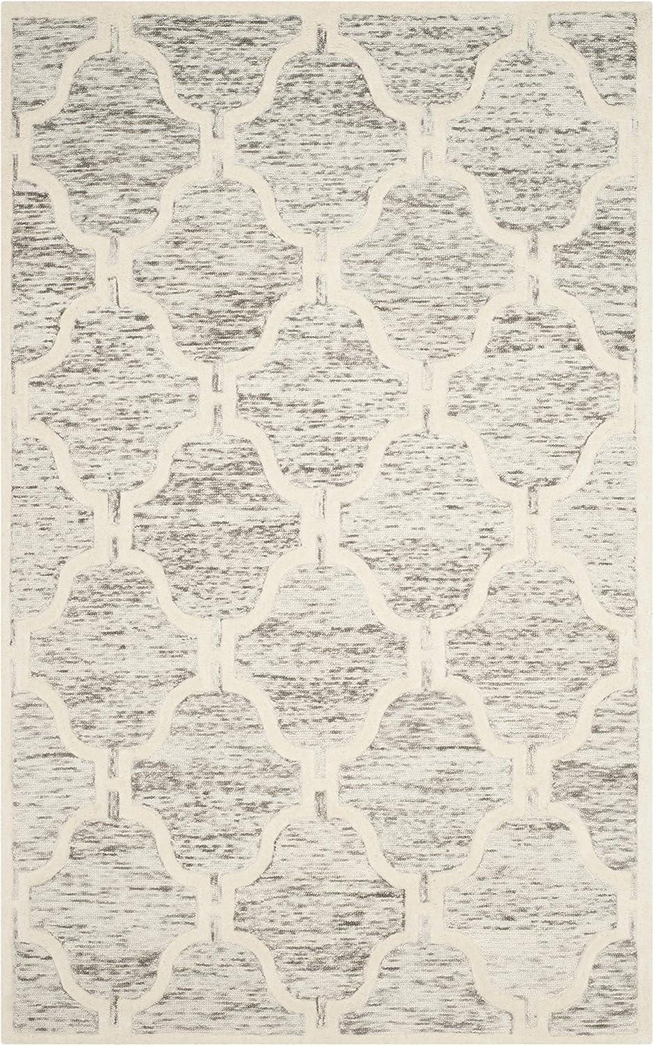 Angulay Hand Tufted Wool Geometric Rug