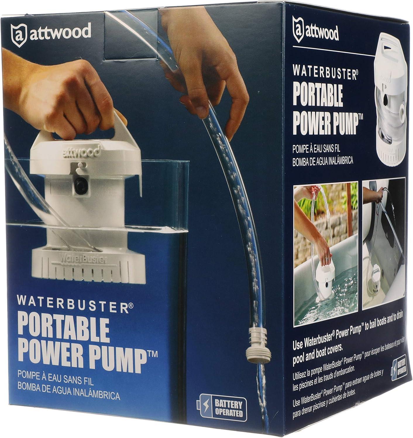 Attwood 200 GPH WaterBuster Portable Pump