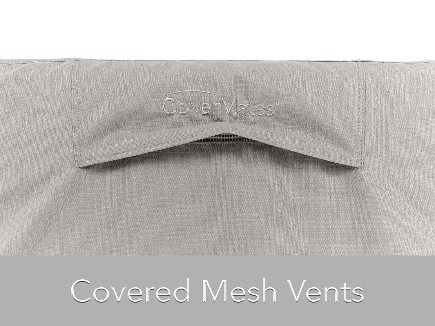 Covermates Air Conditioner Cover – Durable Weather-Resistant Protection for Outdoor Units, Ultima 600D Polyester, 40W x 40D x 42H, Ripstop Grey