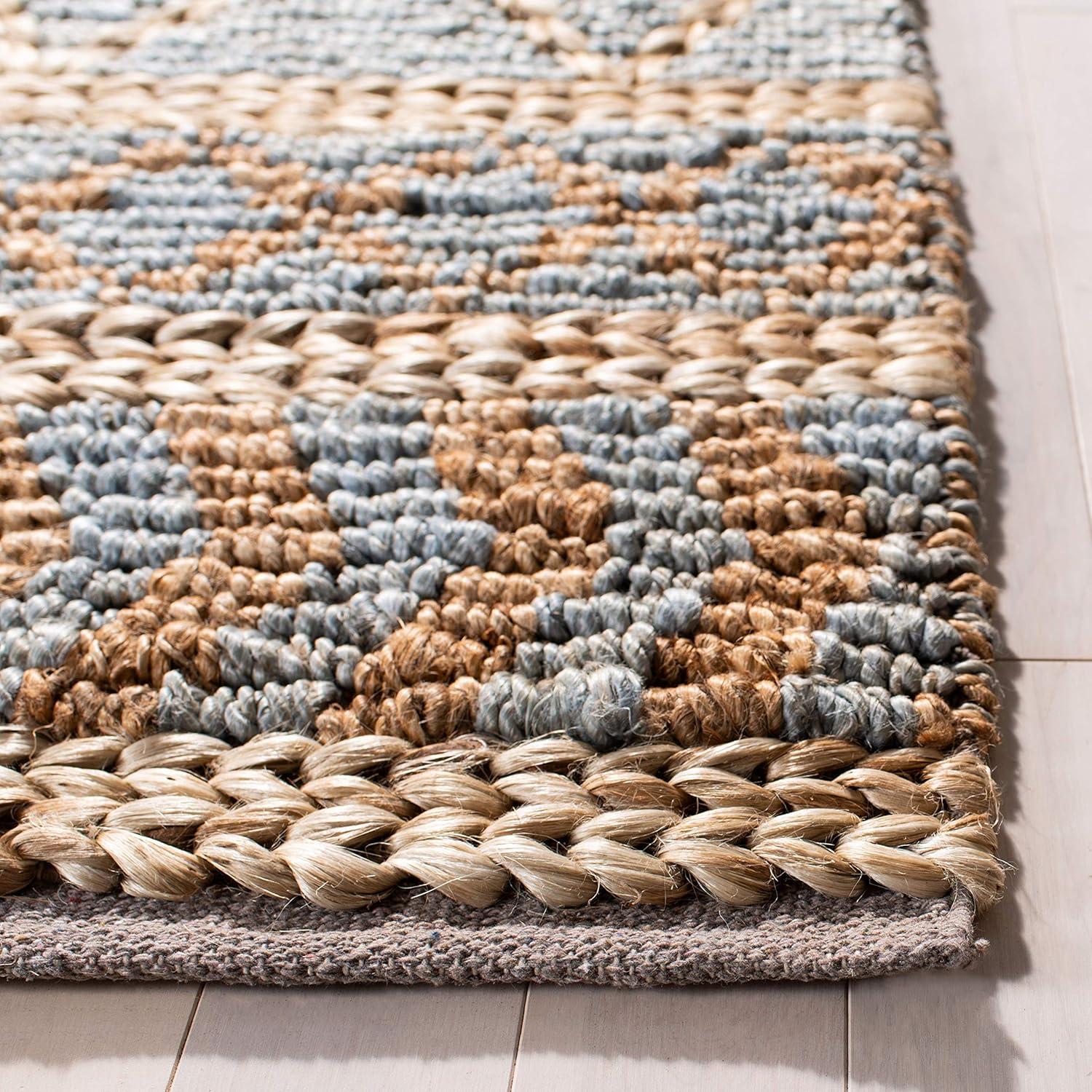 Sand & Stable™ Phippsburg Geometric Handwoven Natural/Blue Area Rug