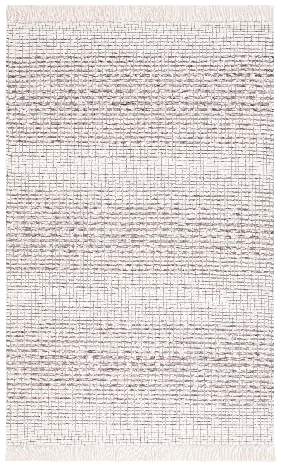 Safavieh Marbella Hand Woven Wool With Cotton Cloth Backing Striped Rug