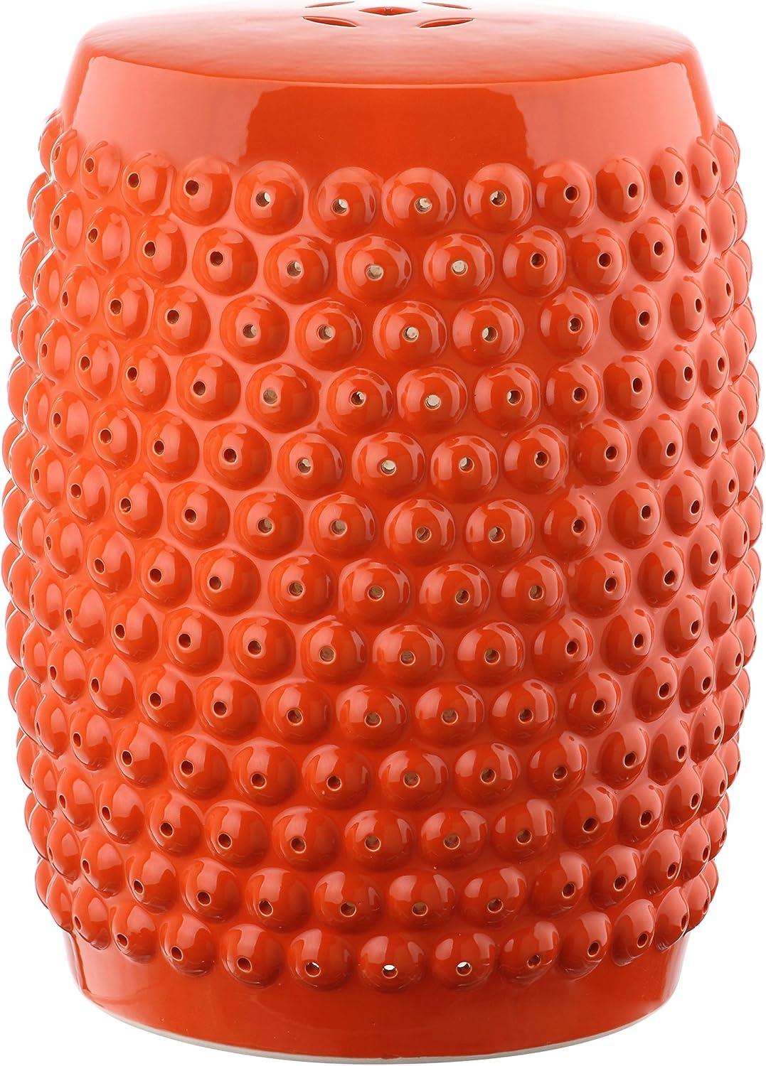 Stella Nailhead Garden Stool - Indoor/Outdoor - ACS4530 - Blue - Safavieh