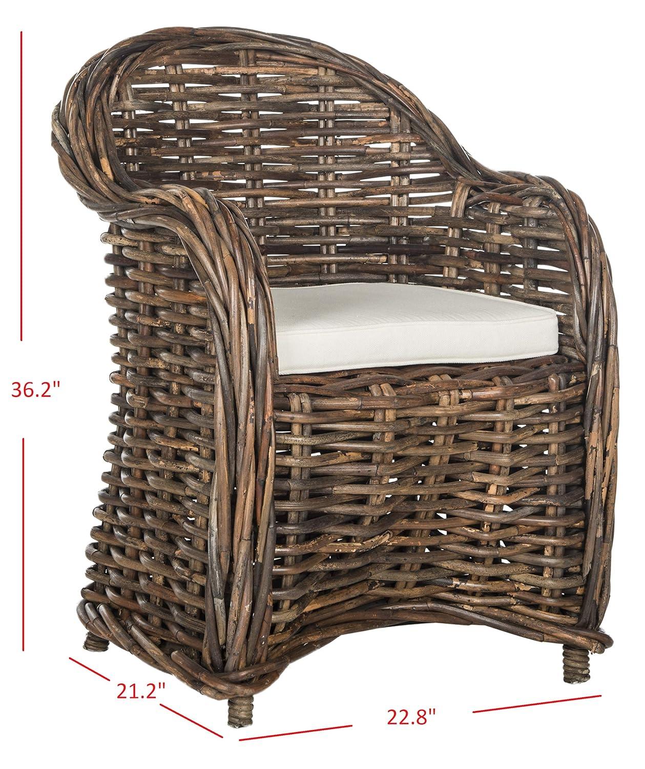Nita Club Chair - SEA7003A - Natural - Safavieh