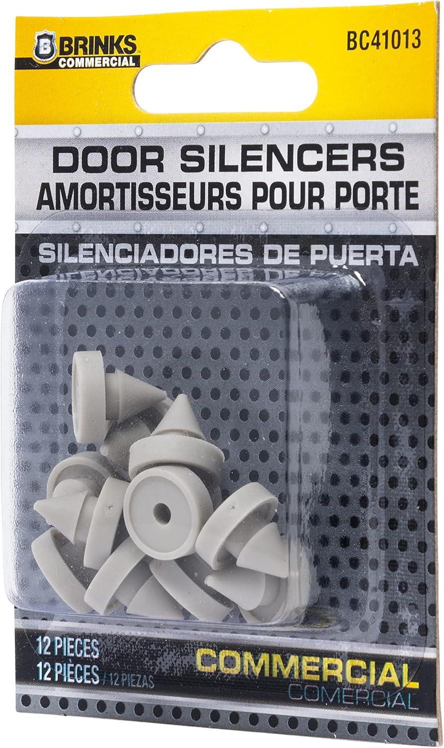 Brinks Plastic Off White Door Bumper Mounts to base trim