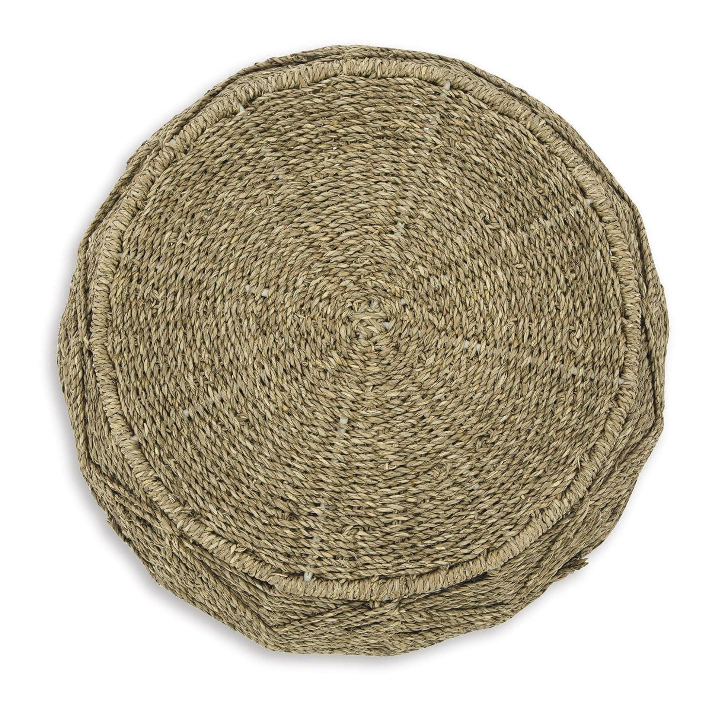 Cae Seagrass Accent Stool