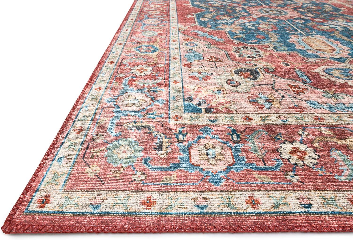Loloi II Skye Oriental Brick / Ocean Area Rug