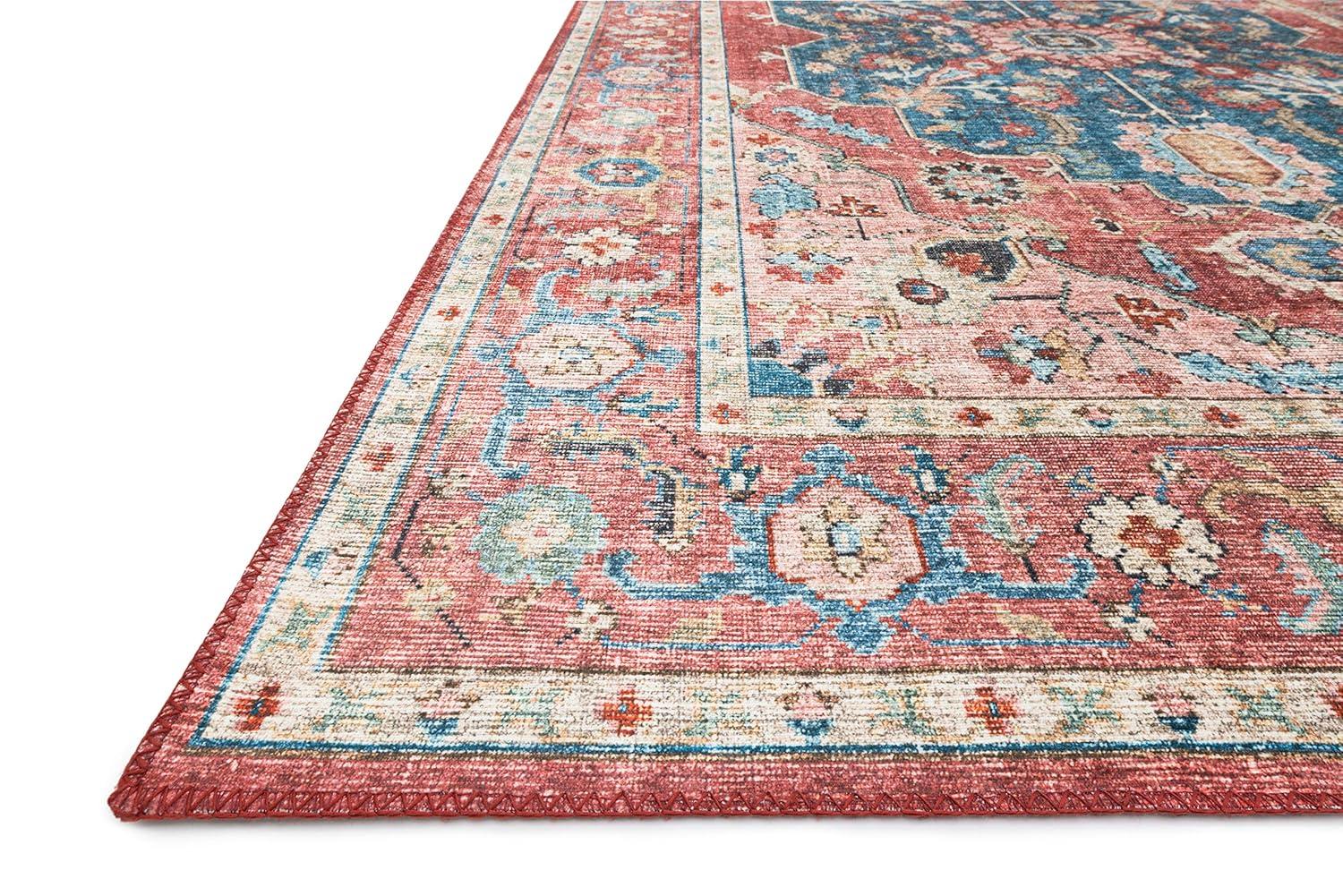 Loloi II Skye Oriental Brick / Ocean Area Rug