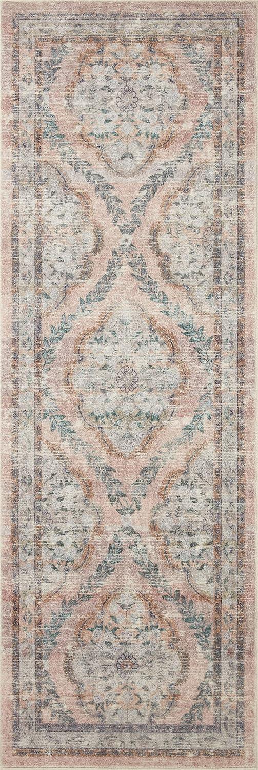 Rifle Paper Co. x Loloi Courtyard Blush Area Rug feat. CloudPile