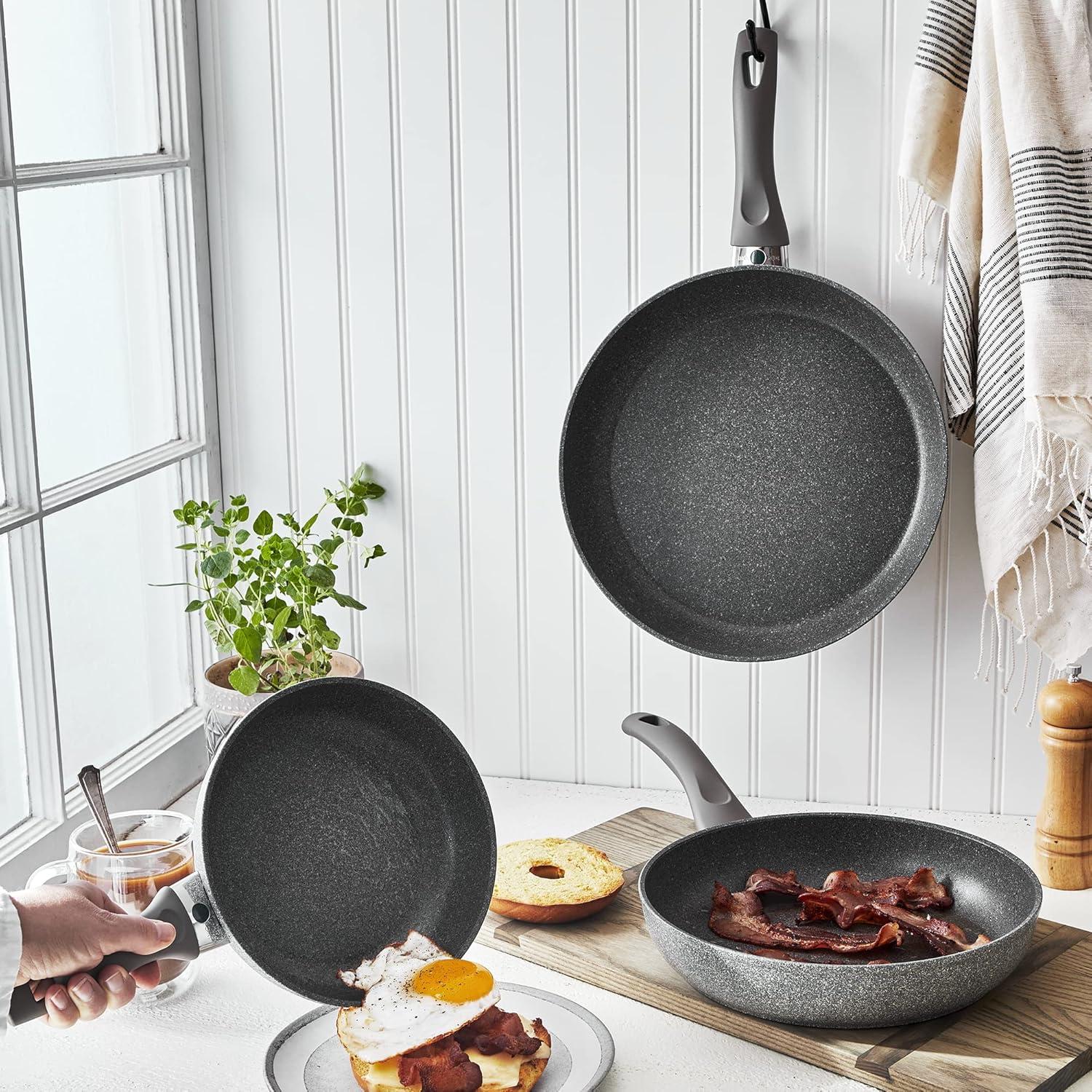 Ballarini Modena Forged Aluminum 3-Pc Nonstick Fry Pan Set